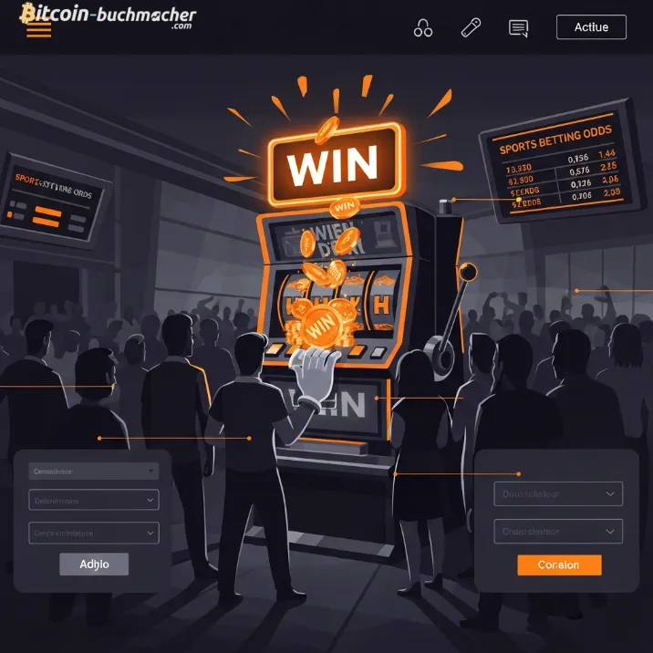 Sicherheitssymbole für Bitcoin-Sportwetten – Schloss, Verschlüsselung und Blockchain-Schutz